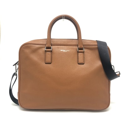マイケルコース Michael Kors ロゴ カバン 2WAY ブリーフケース 書類バッグ ビジネスバッグ レザー ブラウン