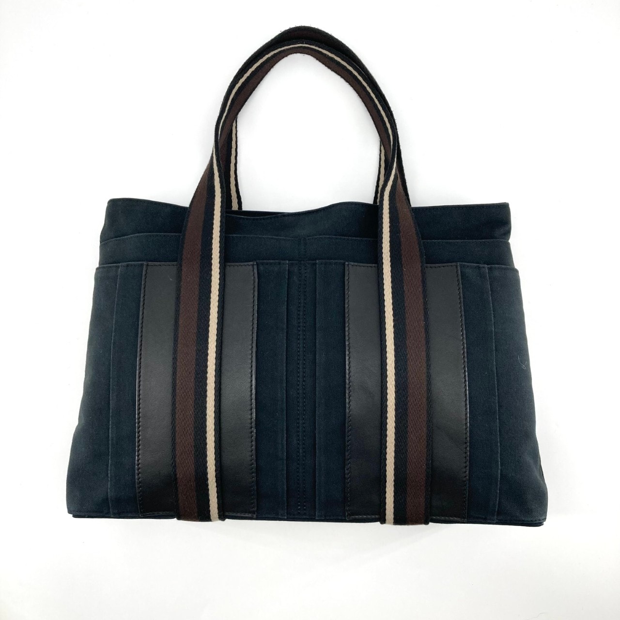 HERMES(エルメス) トロカホリゾンタルMM ハンドバッグ ブラック