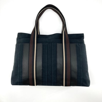 HERMES(エルメス) トロカホリゾンタルMM ハンドバッグ ブラック