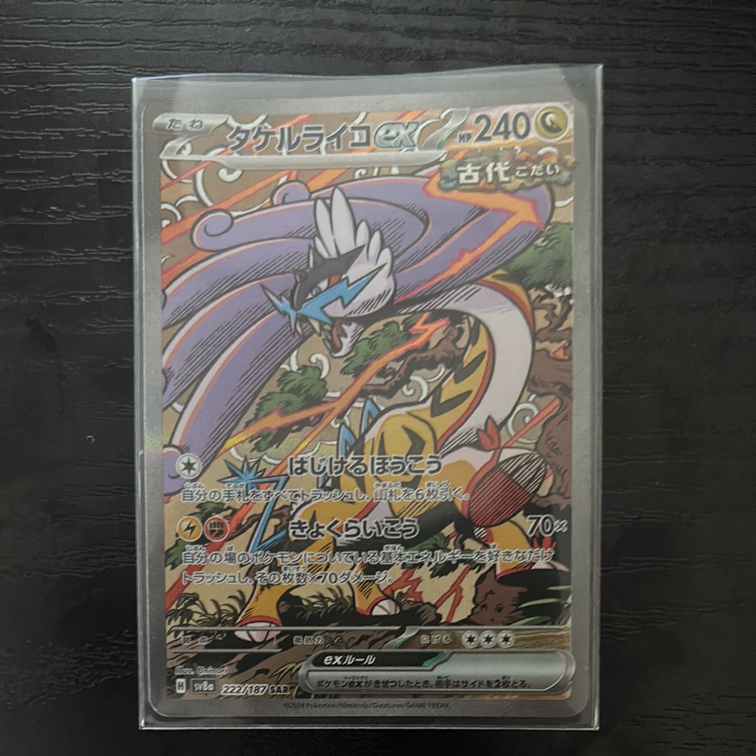 タケルライコex SAR [SV8a 222/187](ハイクラスパック「テラスタルフェスex」)