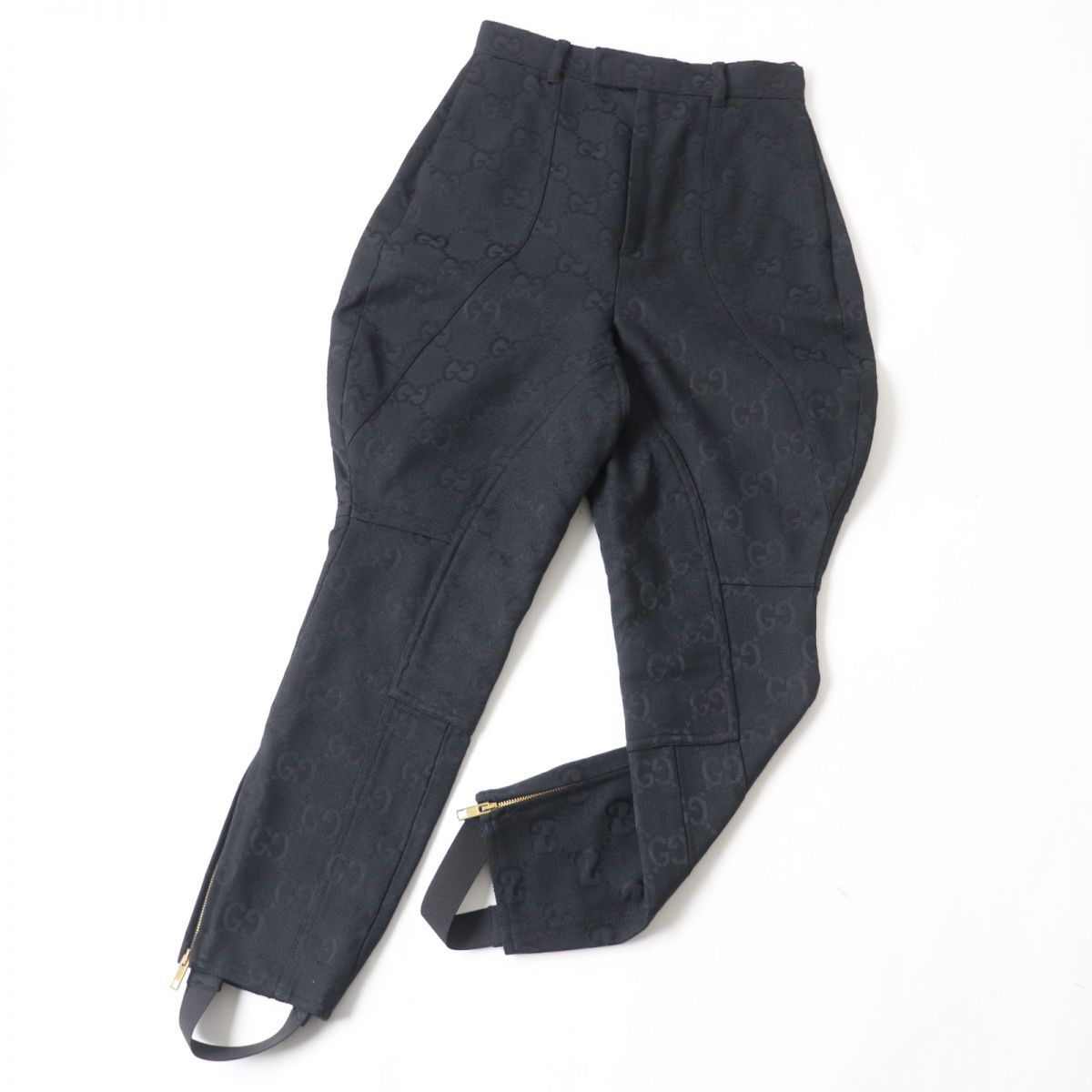 新品・未使用(ワケあり)】グッチ パンツ ブラック レディース 36