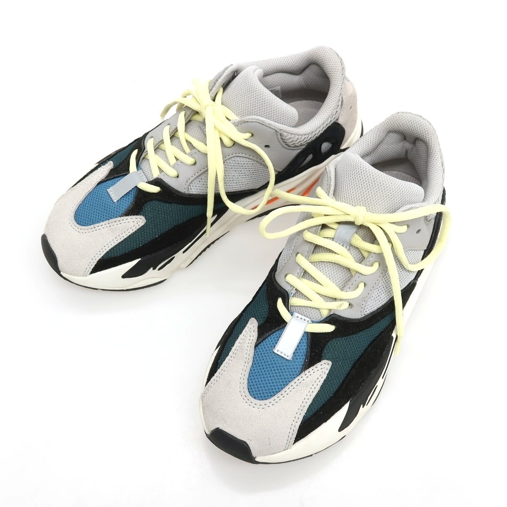 【中古】アディダス adidas YEEZY BOOST 700 スエード スニーカー グレー系【サイズ26】【メンズ】