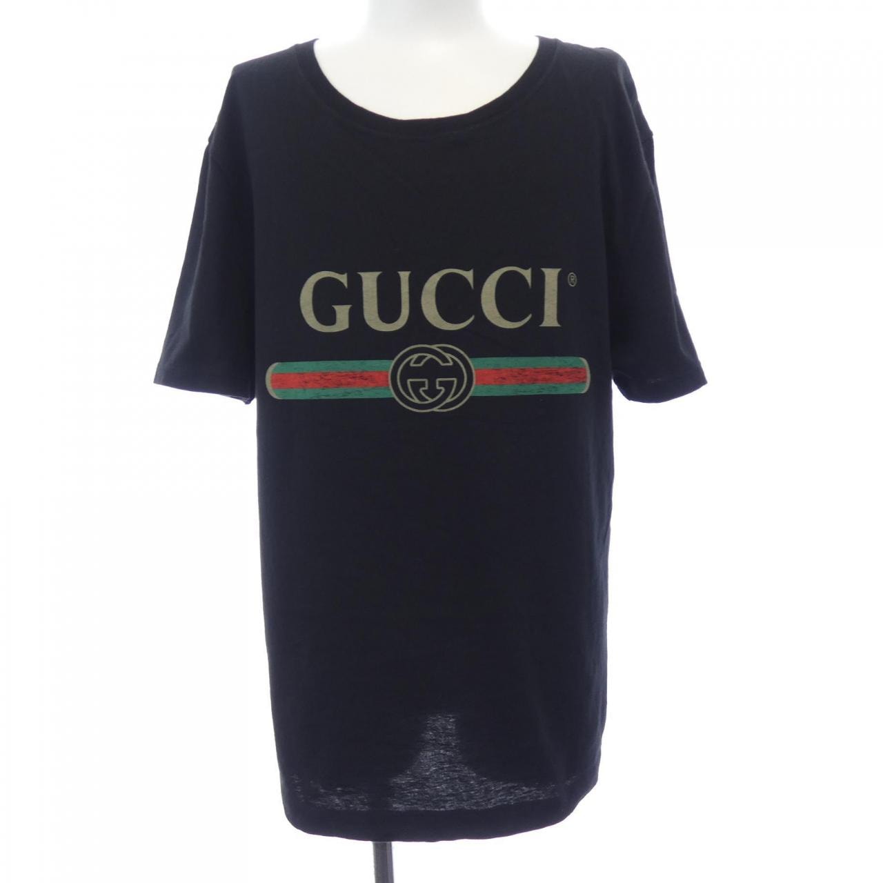 グッチ GUCCI GUCCIロゴウォッシュドオーバーサイズTシャツ 440103-X3F05 Tシャツ