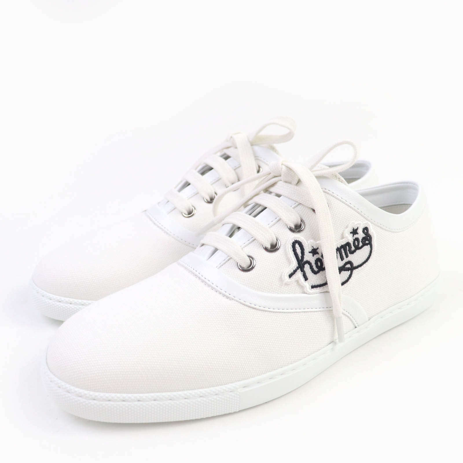 未使用品 エルメス
 ローカットスニーカー イノサン ホワイト レディース 38.5