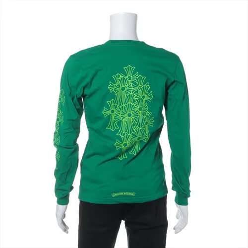 Chrome Hearts Cemetery Cross Logo L/S T-Shirt "Green"