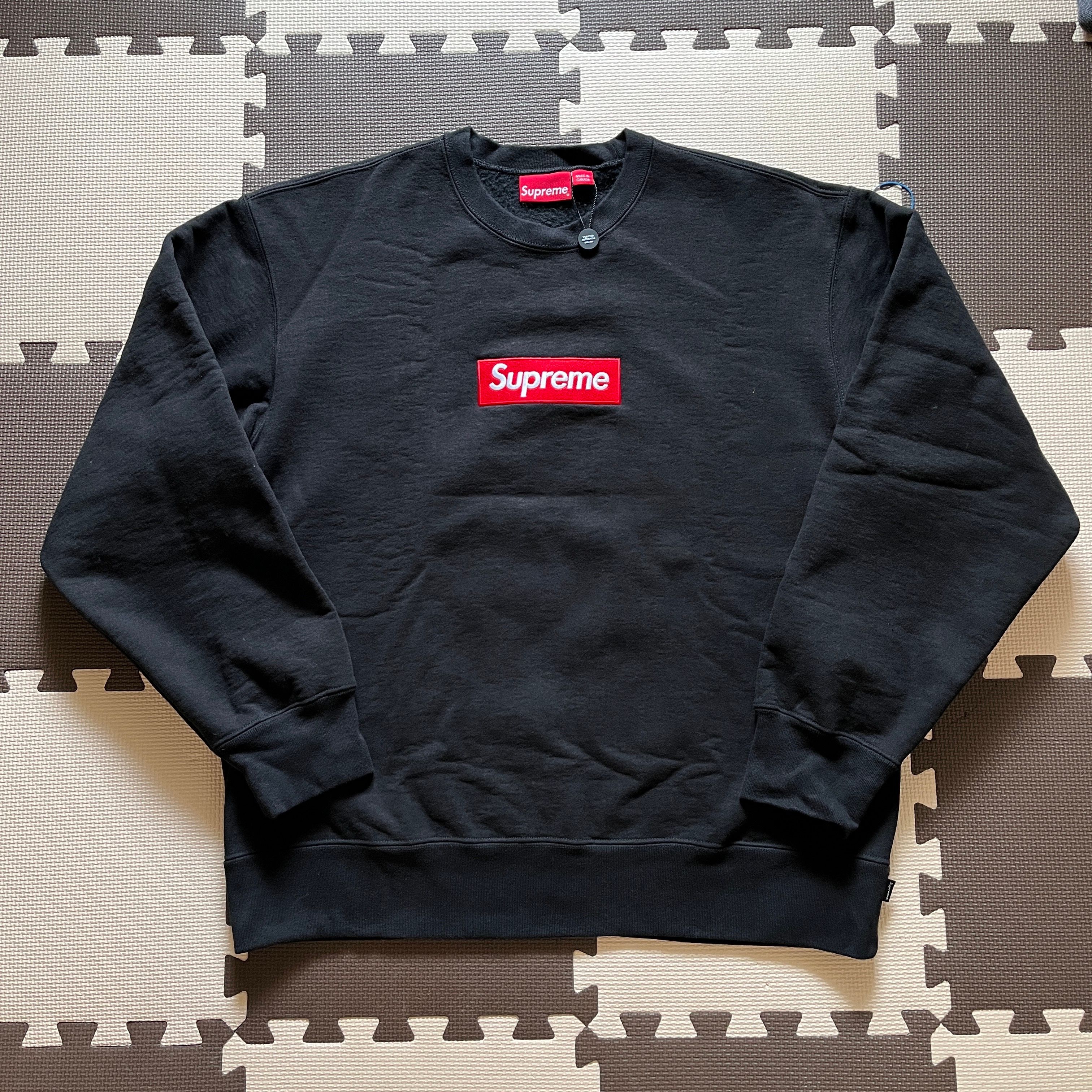 Supreme Box Logo Crewneck "Black" (22FW)