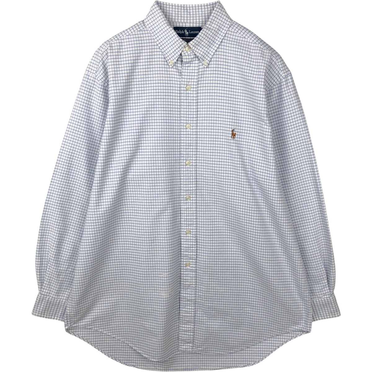 古着 ラルフローレン Ralph Lauren YARMOUTH 長袖 ボタンダウンチェックシャツ メンズL相当/eaa643867