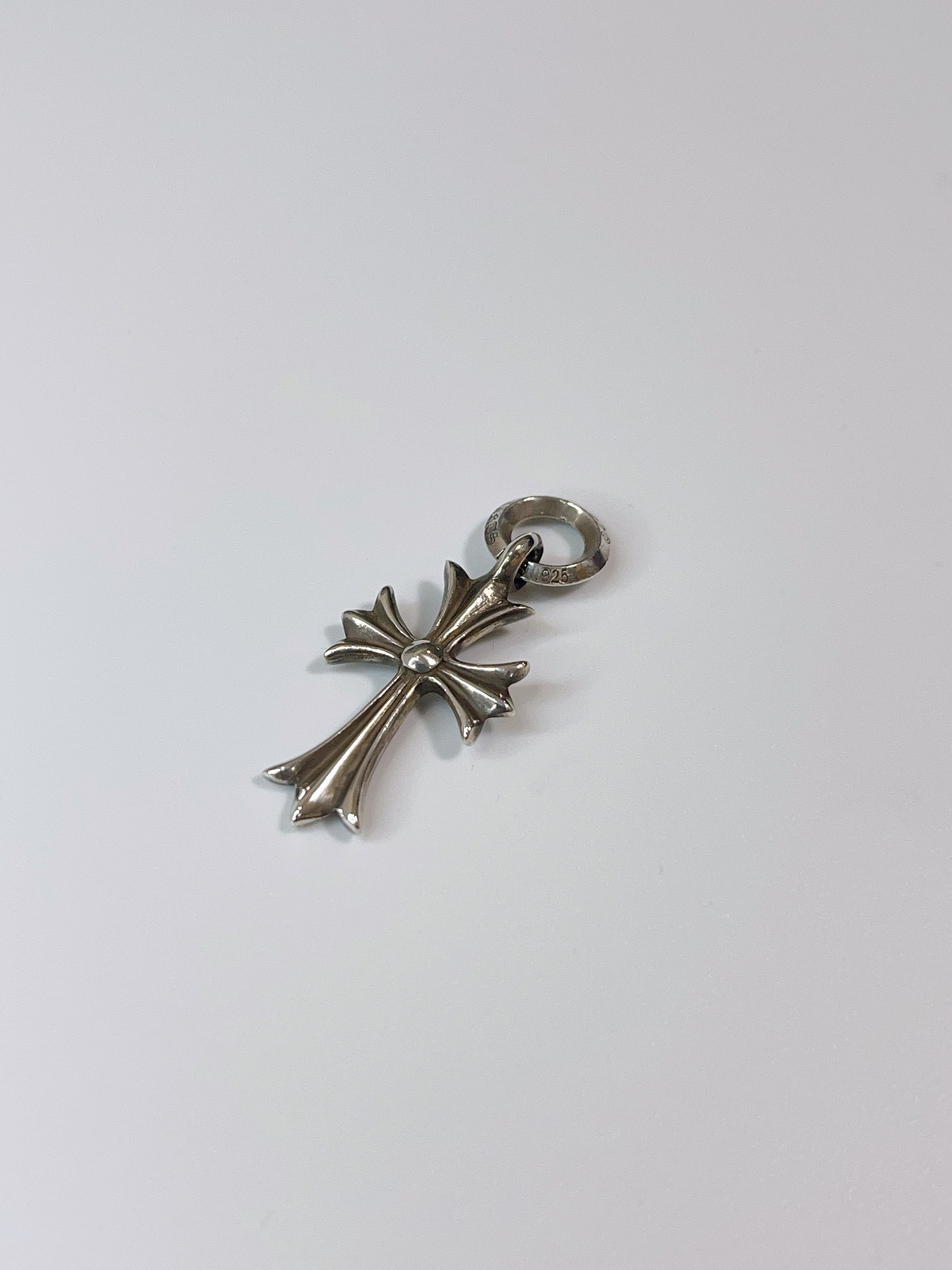 Chrome Hearts Tiny CH Cross Charm "Silver"