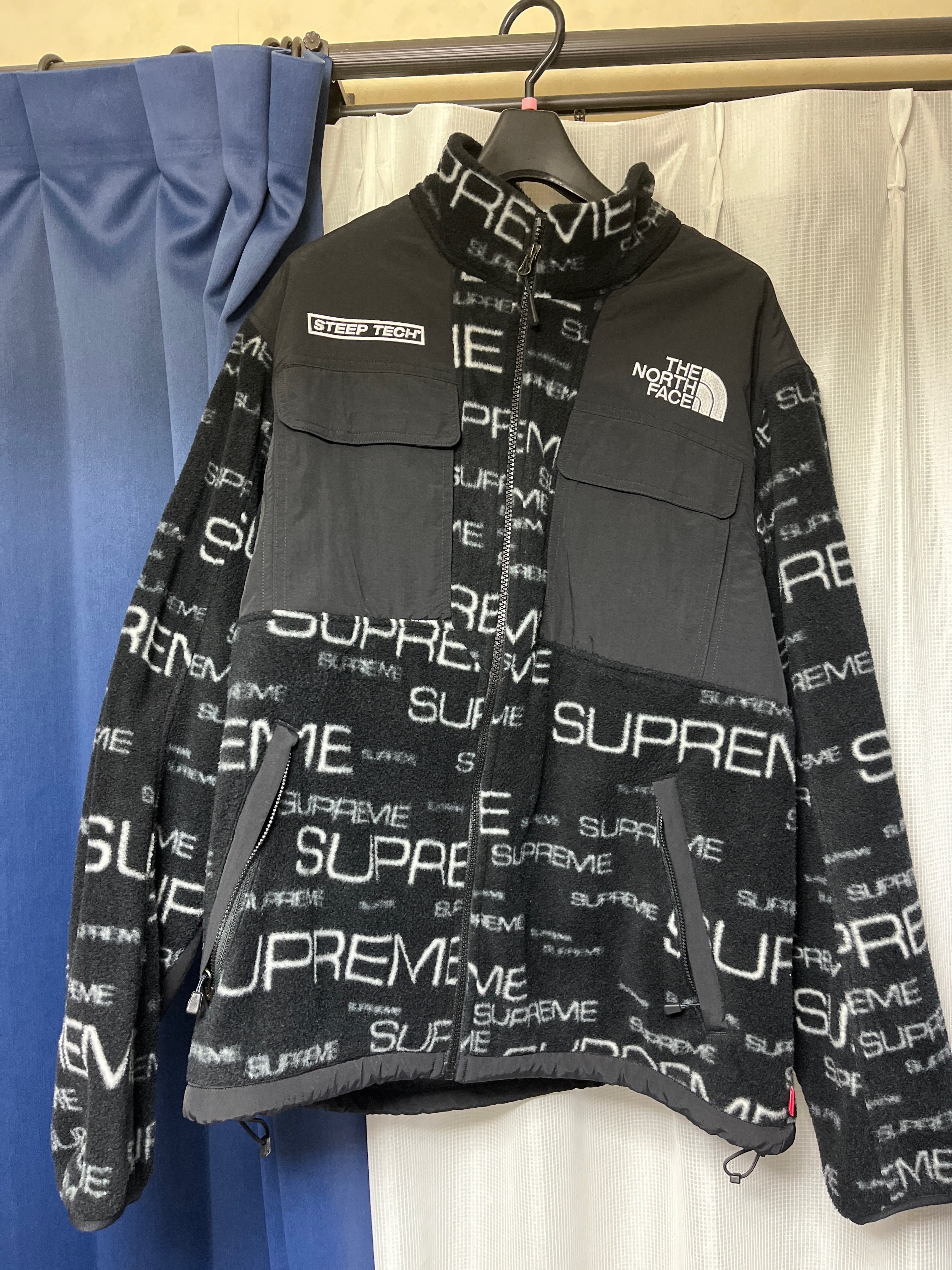 Supreme x The North Face Steep Tech Fleece Jacket "Black"