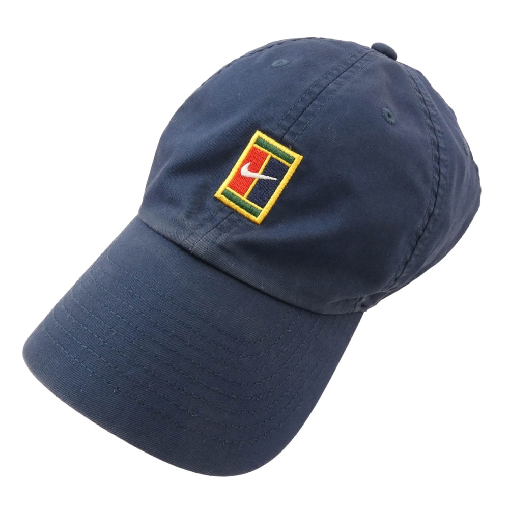 NIKE ナイキ キャップ 852184-431 HERITAGE86 Cap Court Logo テニスコート ヘリテージ コート ロゴ ネイビー系【中古】