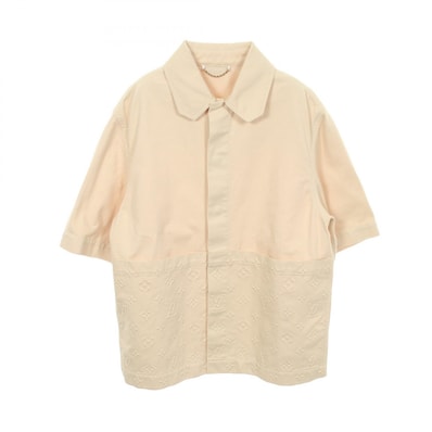 ルイ・ヴィトン LOUIS VUITTON エンボスLVロゴ ワーク 衣料品 トップス コットン メンズ アイボリー系 RM231Q TZ0 HOS46W 【中古】