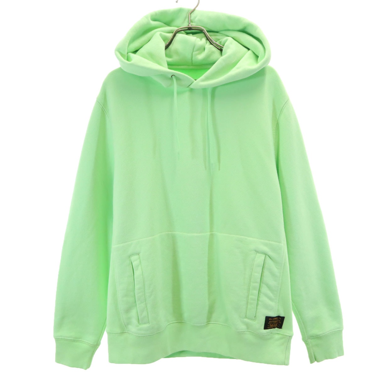 Levi's リーバイス 長袖 スウェットパーカー S グリーン系