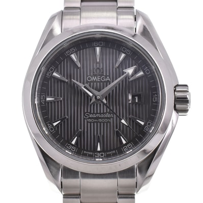 オメガ OMEGA 231.10.30.61.06.001 シーマスター アクアテラ クォーツ レディース 良品 保証書付き B#146635