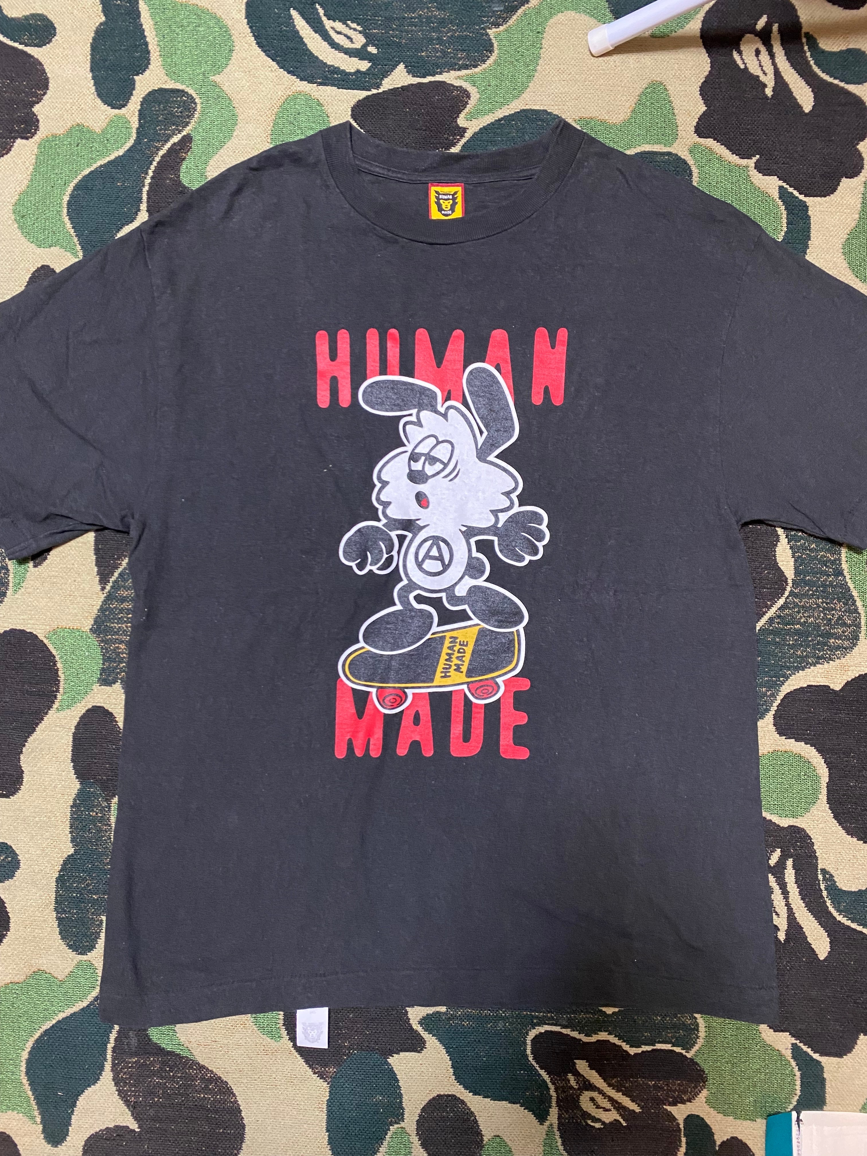 HUMAN MADE Striped Mesh T-Shirt 