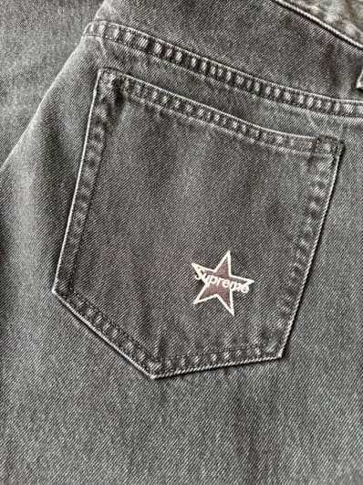 Supreme Regular Jean (25FW) "Black"