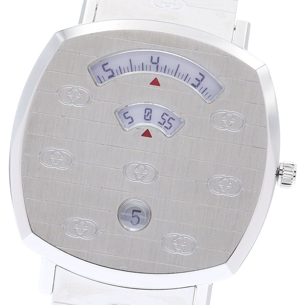 ☆極美品 グッチ グリップウォッチ メンズ 【中古】