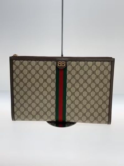 GUCCI x BALENCIAGA The Hacker Pouch Corning Canvas "Beige"