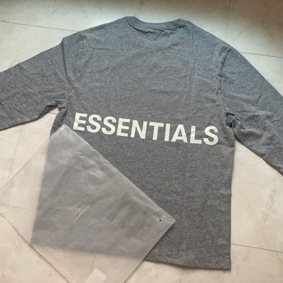 essentials ロンT グレー