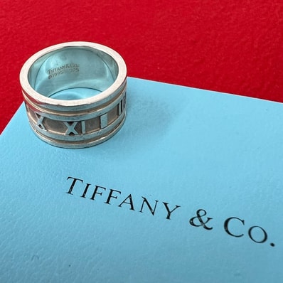 TIFFANY&Co. ティファニー アトラス ワイド リング シルバー925 リング・指輪 18号 シルバー
03101