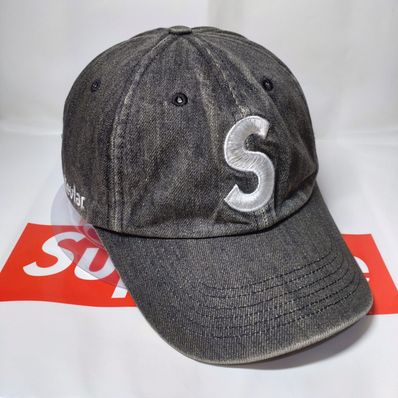 Supreme Kevlar Denim S Logo 6-Panel "Black"