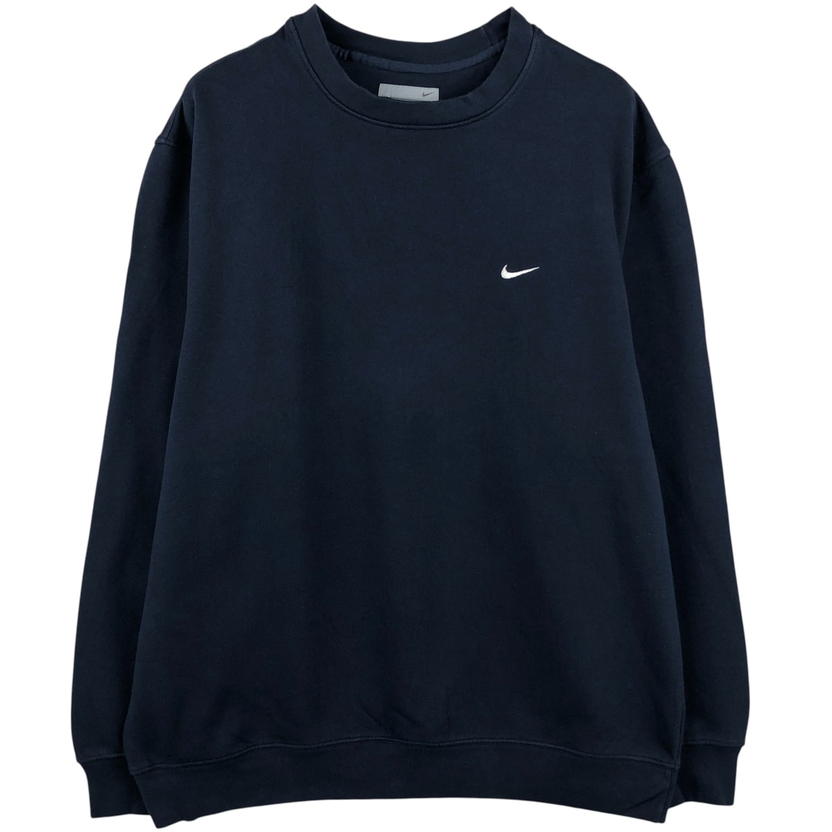 古着 00年代 ナイキ NIKE ワンポイントロゴスウェットシャツ トレーナー メンズL相当/eaa611230