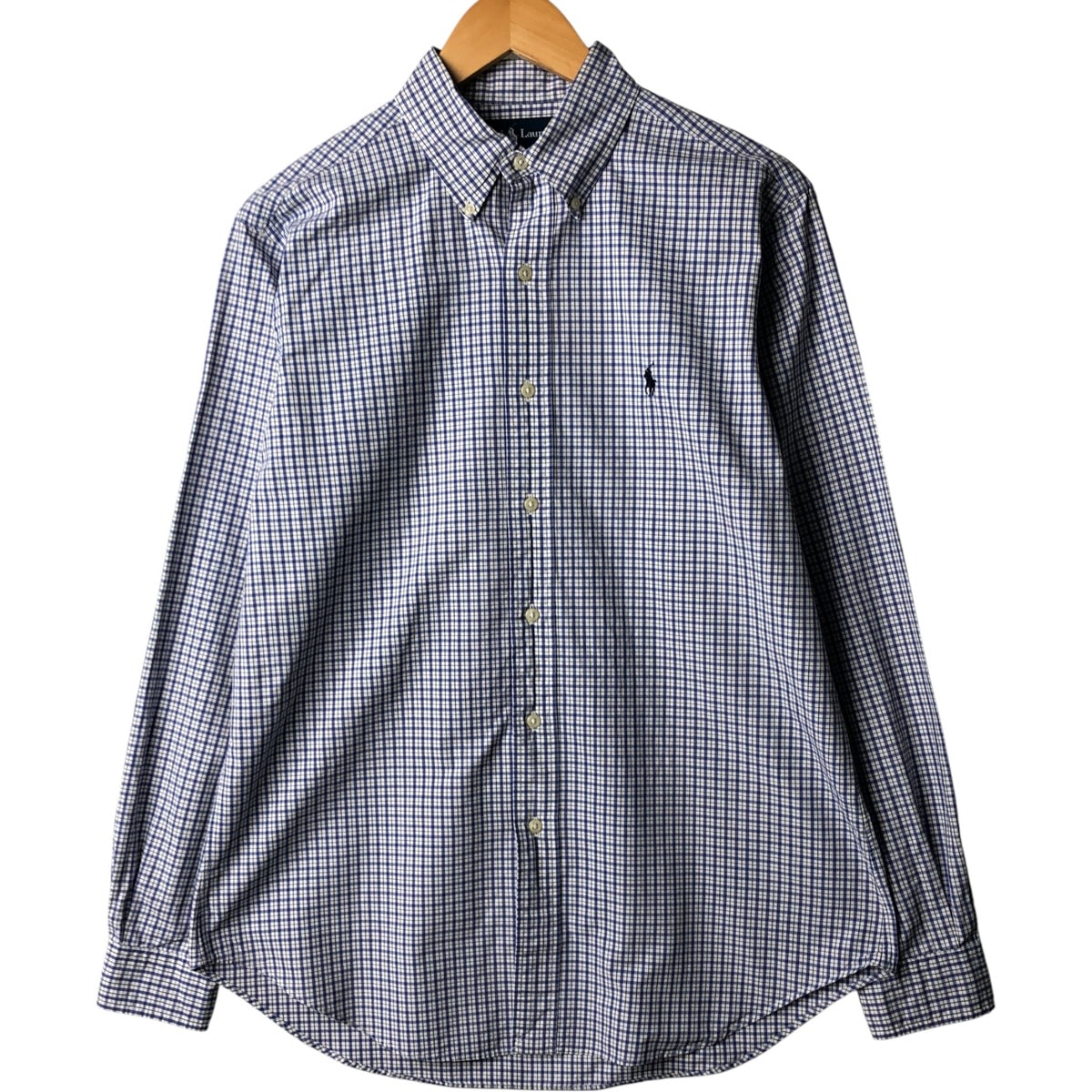 古着 ラルフローレン Ralph Lauren CLASSIC FIT クラシックフィット 長袖 ボタンダウンチェックシャツ メンズM相当/eaa586489
