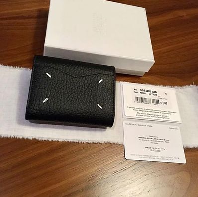 Maison Margiela Envelope Leather Wallet "Black"