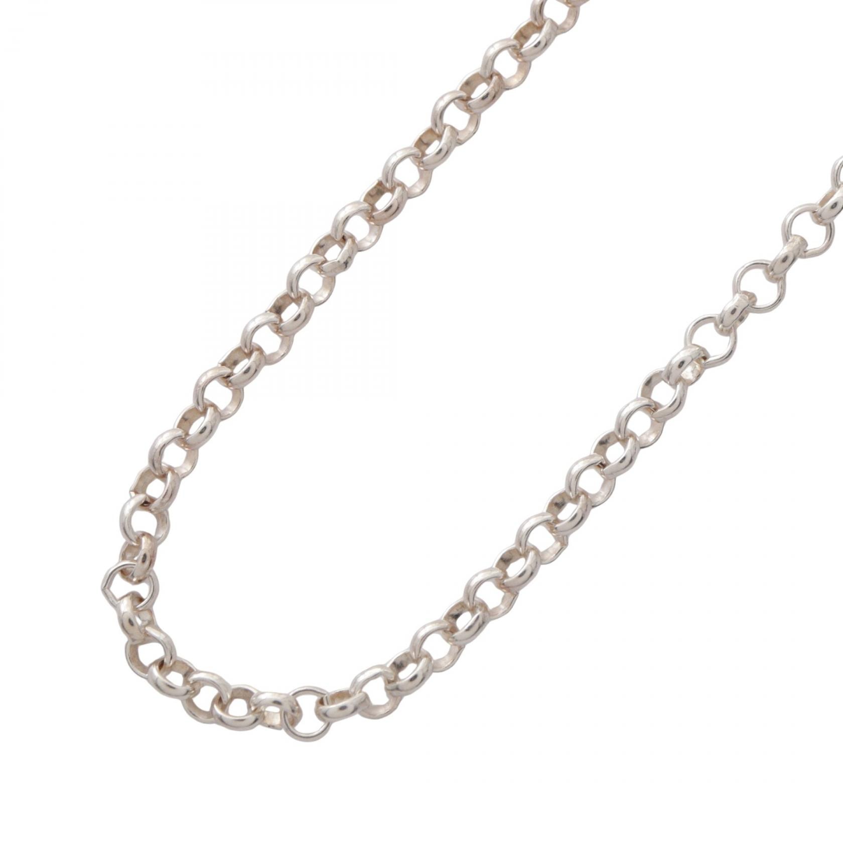 クロムハーツ CHROME HEARTS ROLL CHAIN 20 ネックレス ジュエリー シルバー925 メンズ レディース シルバー系 【中古】