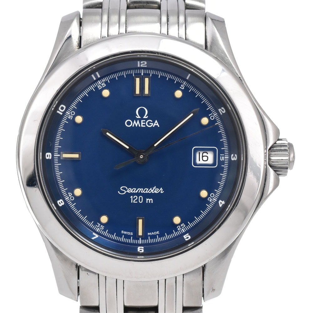 オメガ OMEGA 2511.80 シーマスター 120M デイト クォーツ メンズ 良品 C#146514