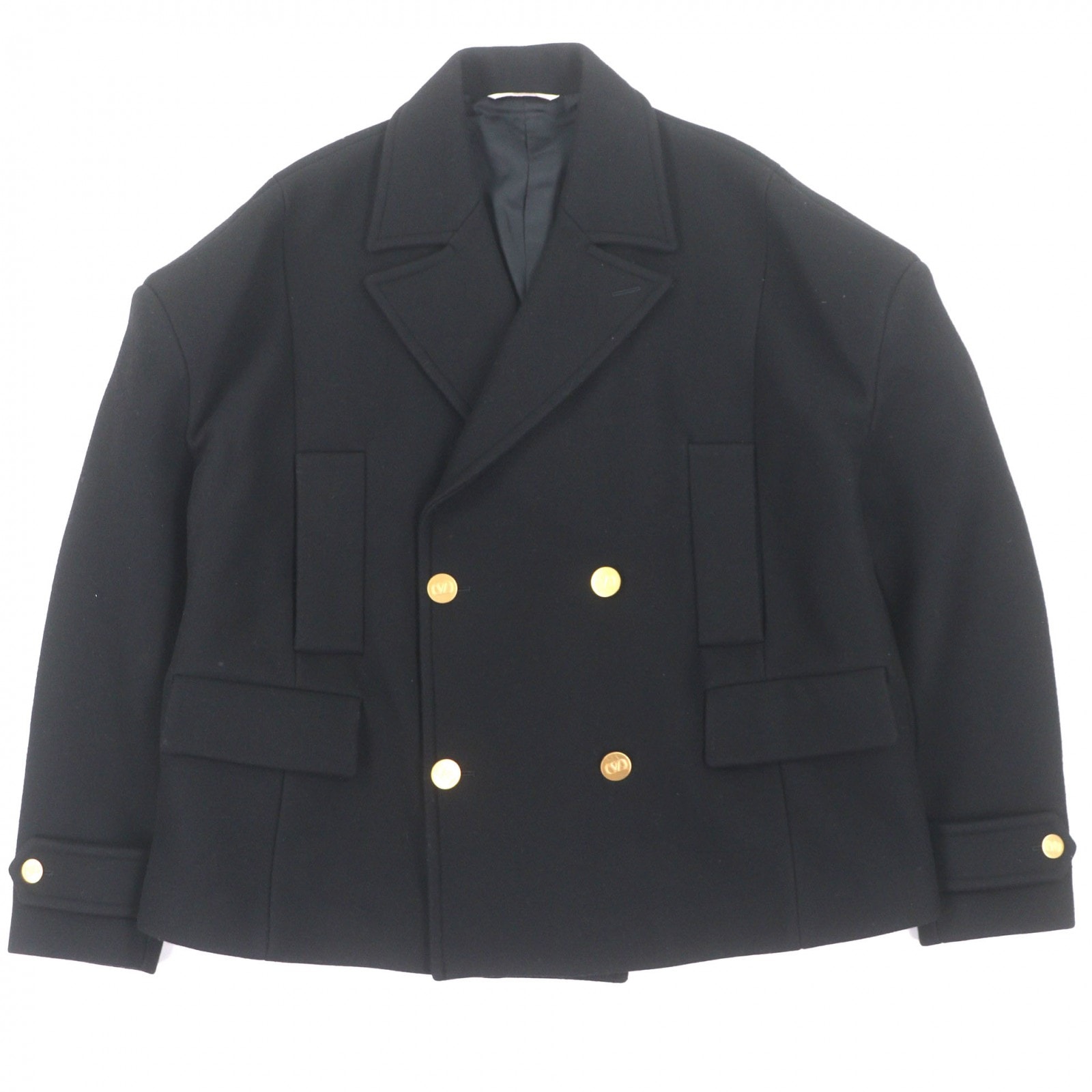 極美品 ヴァレンティノ コート ブラック メンズ 44 1V3CJF068HY