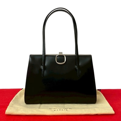 LOEWE ロエベ がま口 レザー ハンドバッグ ブラック
79970