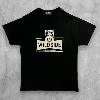 HYSTERIC GLAMOUR Burning Wheel T-Shirt HYSTERIC GLAMOUR Burning Wheel T-Shirt