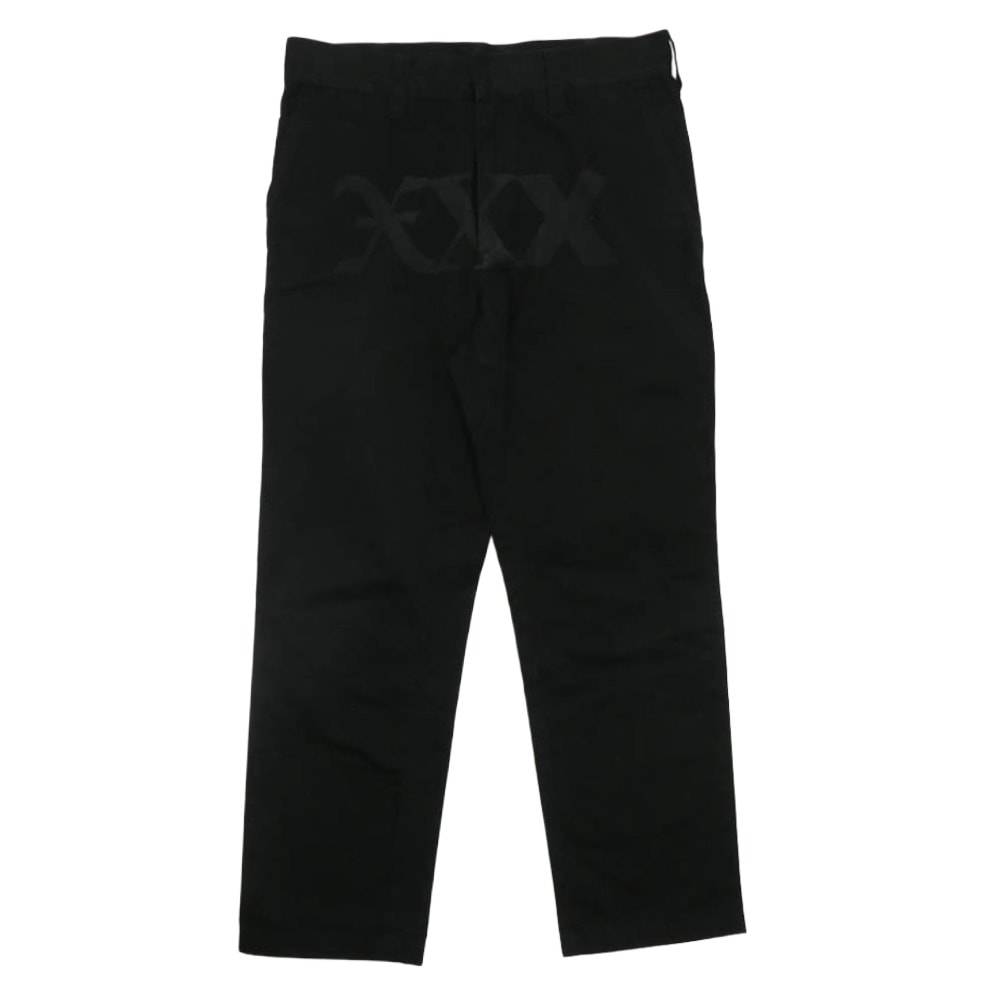 GOD SELECTION XXX ゴッドセレクション チノパンツ CHINO PANTS チノパンツ コットン パンツ ブラック系 S【中古】