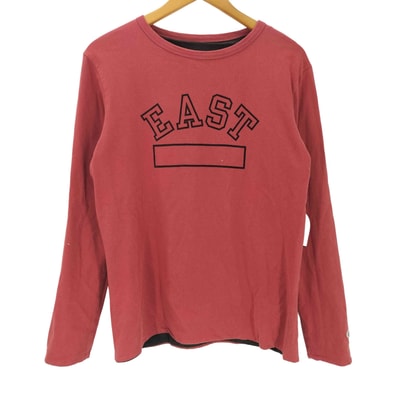 EAST ナンバリング 55 ダブルフェイス リバーシブル L/S カットソー ロンT 袖目付き【1143428377817】