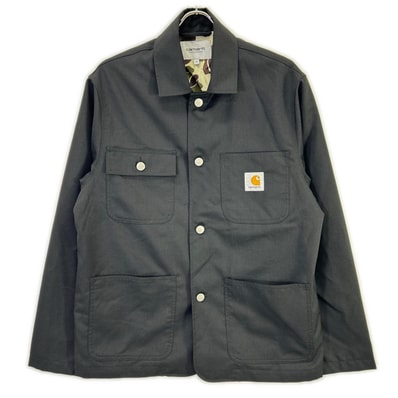 カーハート I034437 ブラック 裏地カモフラ SEATON BLAZER/シートンブレザー XS