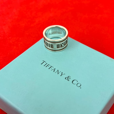 TIFFANY&Co. ティファニー ワイド アトラス リング シルバー925 リング・指輪 11号 シルバー
618-2