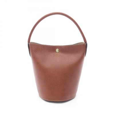 ロンシャン Longchamp EPURE S バケットバッグ ハンドバッグ バッグ レザー レディース ブラウン系 10161HYZ035 【新品】