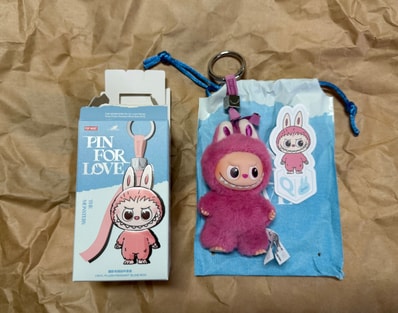 POP MART THE MONSTERS (LABUBU) Pin for Love Series-Vinyl Plush Pendant (N-Z) Q