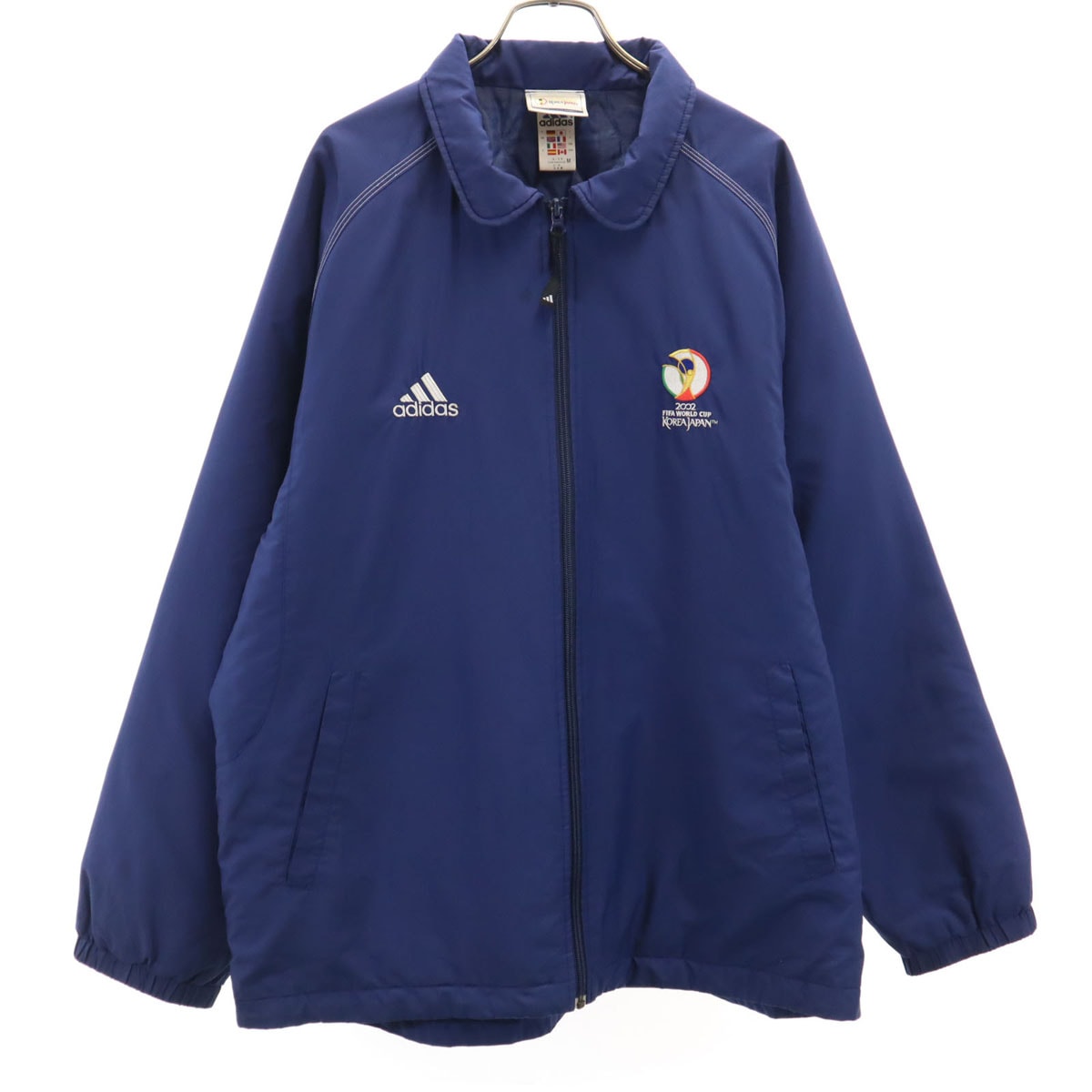adidas アディダス 00s ジャケット M ネイビー 2002 日韓ワールドカップ