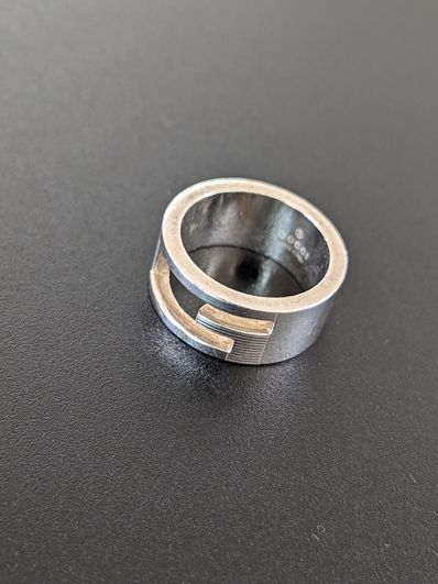 Gucci Branded Regular G ring "Silver"
