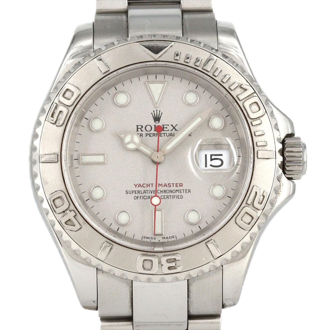 【ノーメンテナンス還元価格】ロレックス ヨットマスターロレジウム 16622 SSxPT 自動巻 A番