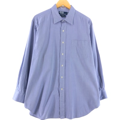 古着 ラルフローレン Ralph Lauren POLO by Ralph Lauren ANDREW 長袖 コットンシャツ メンズXL相当/eaa527856