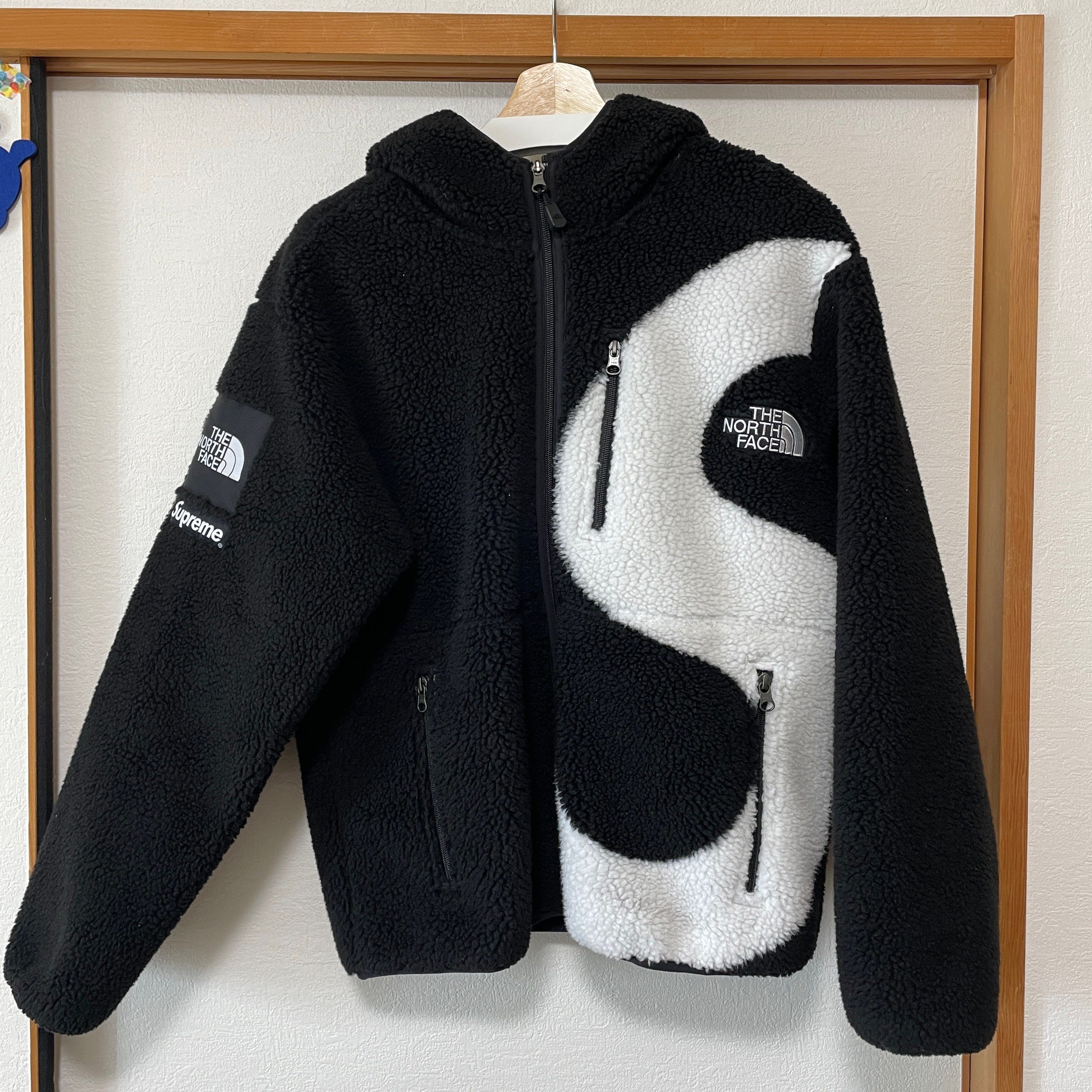 Supreme x The North Face S Logo Hooded Fleece Jacket "Black"