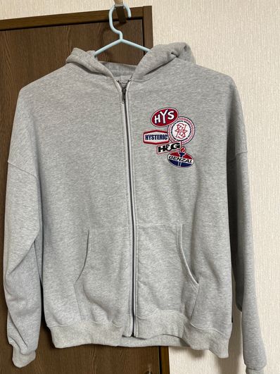 HYSTERIC GLAMOUR x genzai Woman Hoodie "Gray"