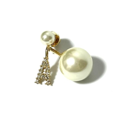 【イニシャルA】ディオール MyABC DIOR トライバル シングル ピアス