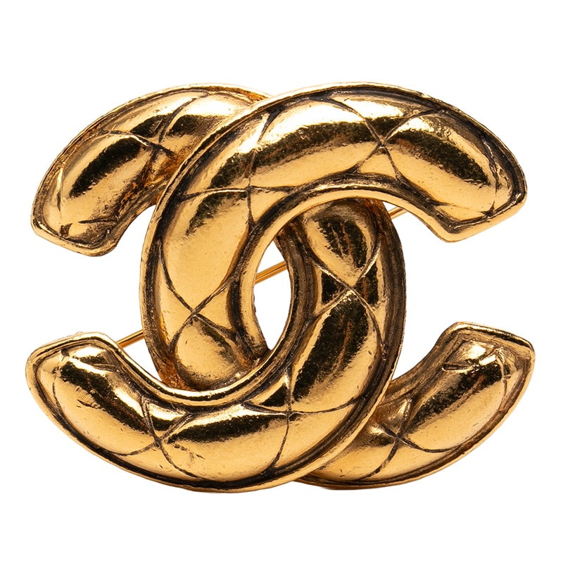 シャネル ココマーク ブローチ ゴールド メッキ レディース CHANEL 【中古】