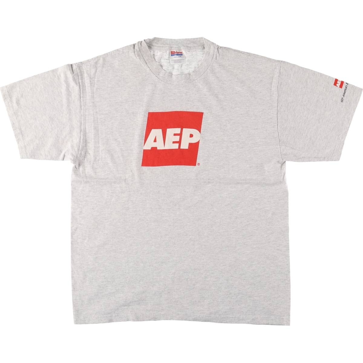 古着 90~00年代 ヘインズ Hanes AEP アメリカンエレクトリックパワー アドバタイジングTシャツ メンズL相当/eaa555292