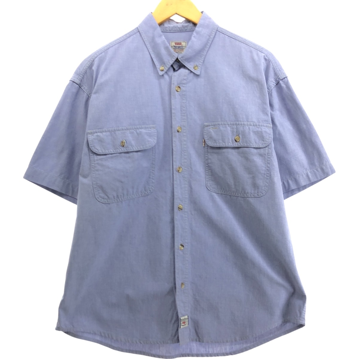古着 90年代 リーバイス Levi's 半袖 コットンシャツ メンズL相当 ヴィンテージ/eaa546748