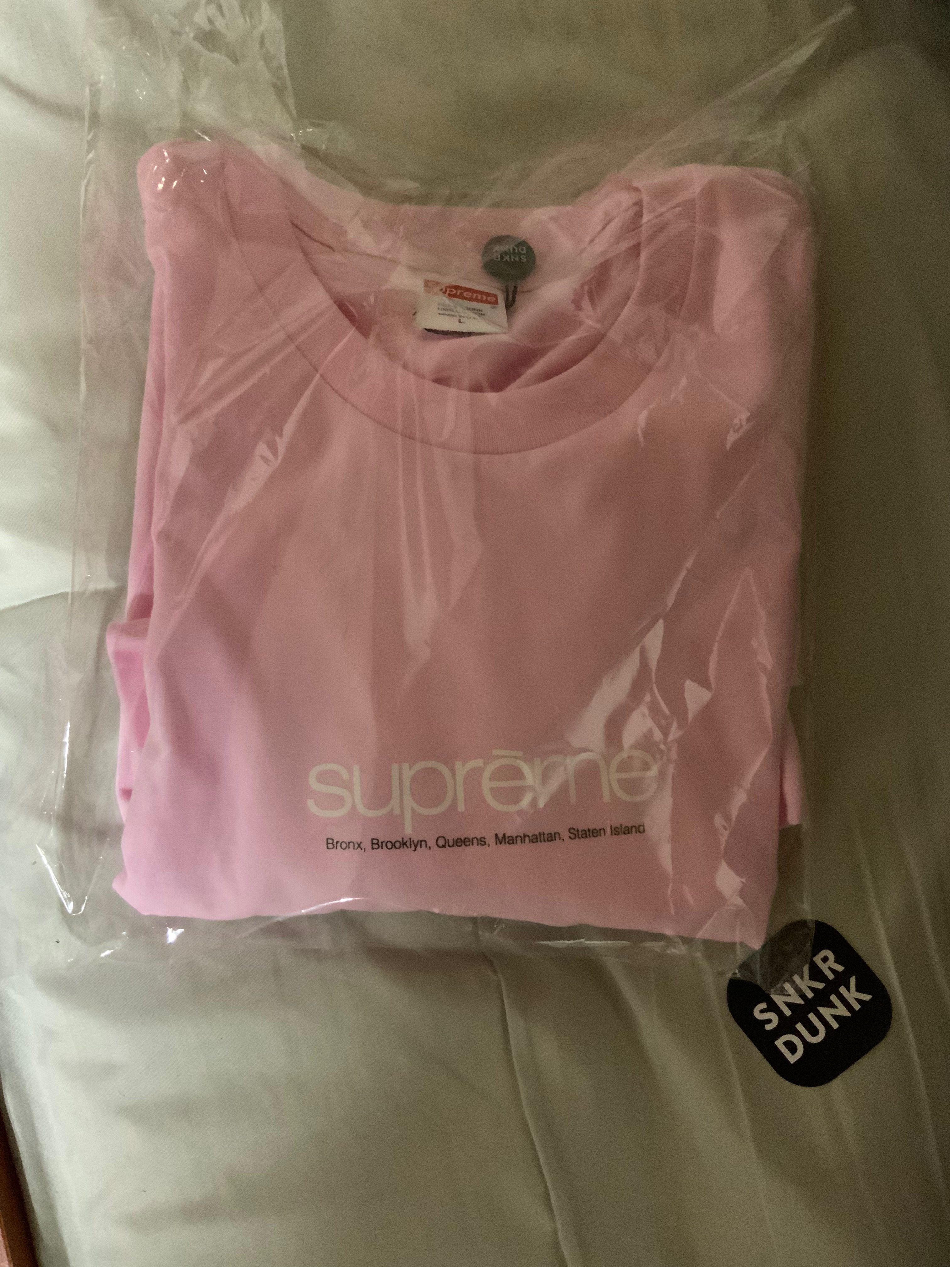 Supreme Five Boroughs Tee "Pink"
