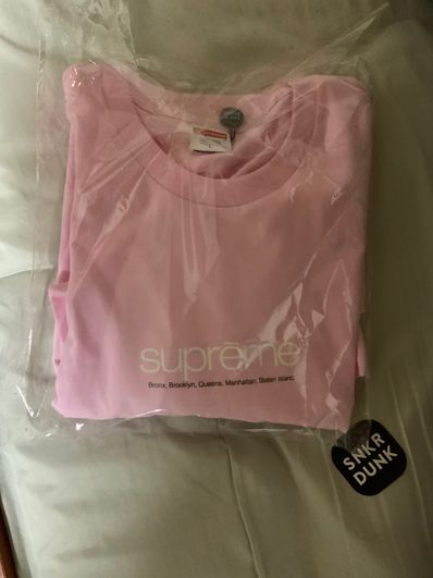 Supreme Five Boroughs Tee "Pink"
